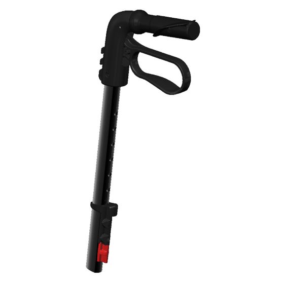 Handle bar, Anatomic, complete, right, black