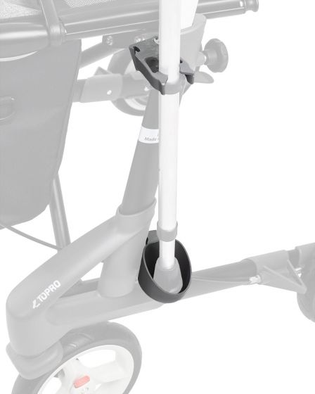 Crutch holder, grey